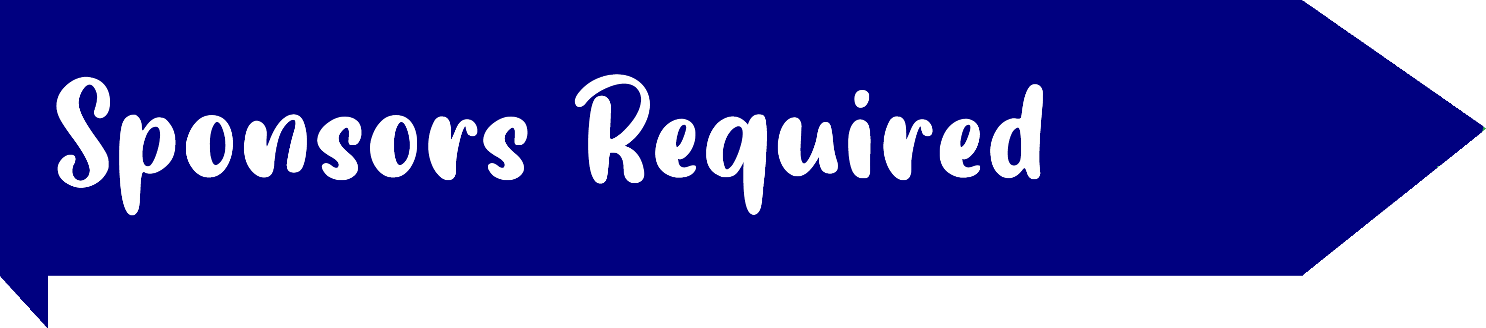 Sponsors Required
